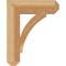 Ekena Millwork Thorton Craftsman Rough Sawn Bracket, Western Red Cedar, 4"W x 16"D x 20"H BKT04X16X20THR04RWR - alternate 2